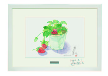 A-5 鉢植えに実る糸島苺のイメージ